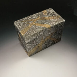 Silver textured box